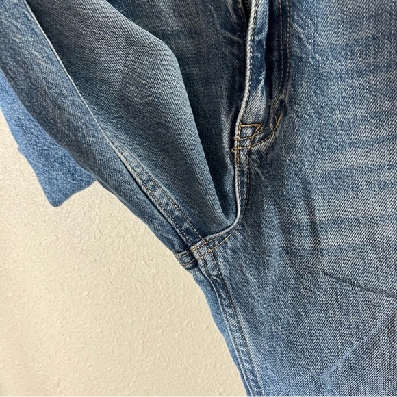 FREE PEOPLE x REVOLVE Straight Up Baggy Jean in Riverside Blue - Picture 8 of 11